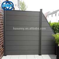 WPC Garden Fence Panel wood Plastic Composite Fence