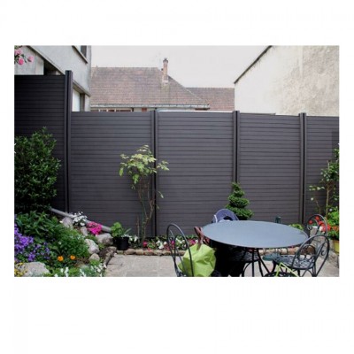 WPC Fence Panel Backyard Garden Composite Fence