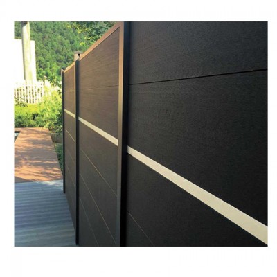 WPC Fence Panel Easy Installation Outdoor Fence