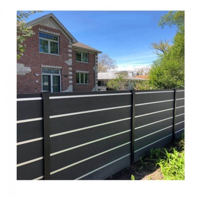 Windproof WPC Wood Plastic Composite Garden Fence